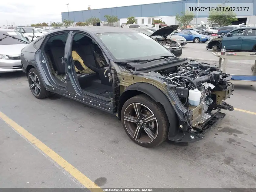 HONDA ACCORD 2026, VIN 1HGCY1F48TA025377