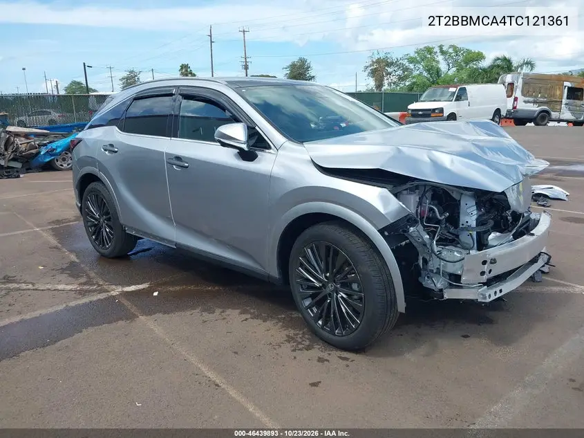 LEXUS RX 2026, VIN 2T2BBMCA4TC121361