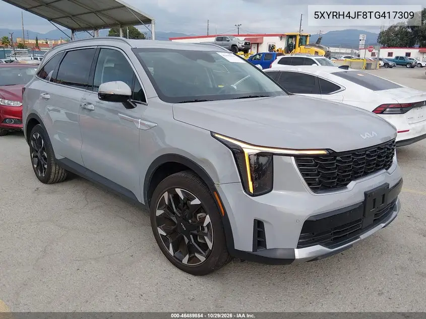 KIA SORENTO 2026, VIN 5XYRH4JF8TG417309