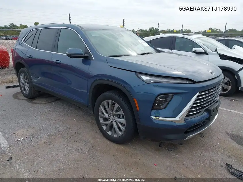 BUICK ENCLAVE 2026, VIN 5GAERAKS7TJ178990
