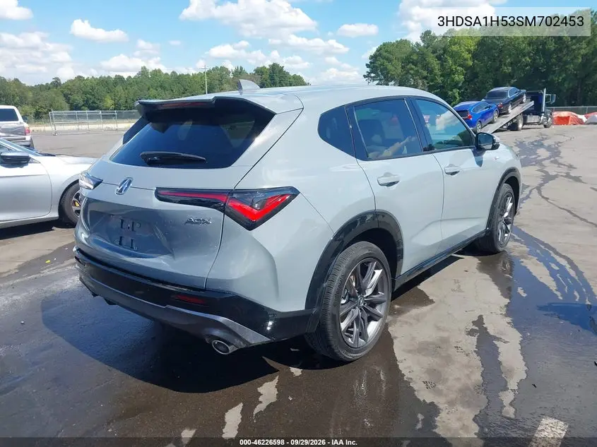 2025 ACURA ADX VIN 3HDSA1H53SM702453 — фото 4