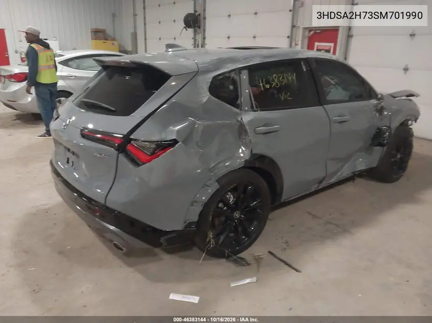 2025 ACURA ADX VIN 3HDSA2H73SM701990 — фото 4