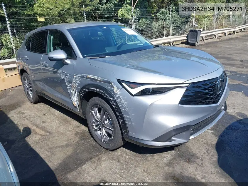 ACURA ADX 2026, VIN 3HDSA2H34TM705271