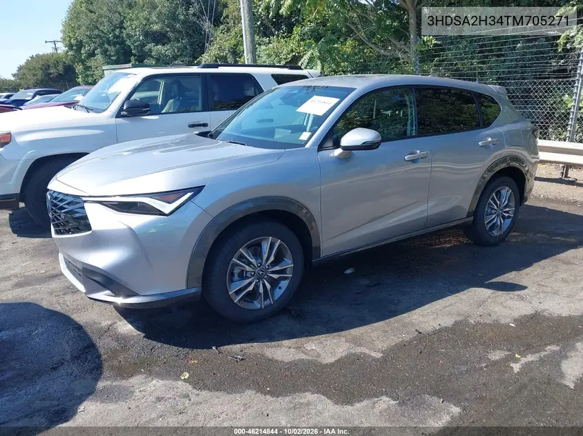 2026 ACURA ADX VIN 3HDSA2H34TM705271 — фото 2