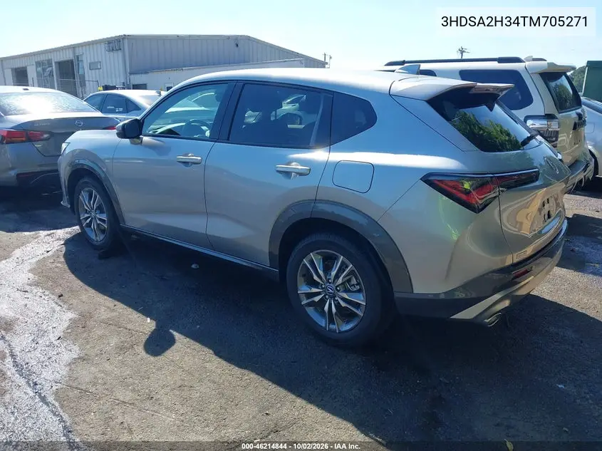 2026 ACURA ADX VIN 3HDSA2H34TM705271 — фото 3