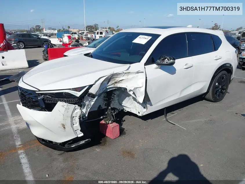 2026 ACURA ADX VIN 3HDSA1H77TM700319 — фото 2