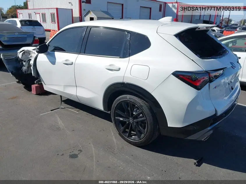 2026 ACURA ADX VIN 3HDSA1H77TM700319 — фото 3