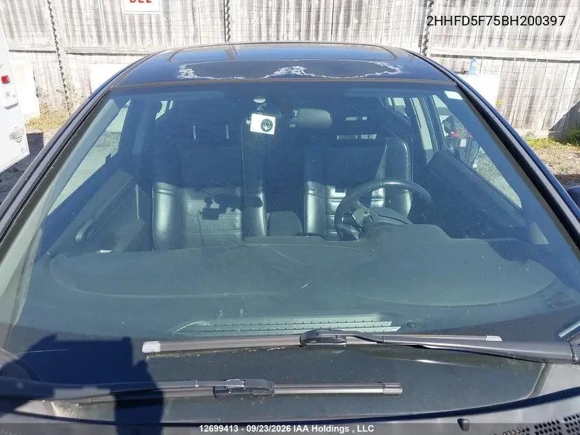 2011 ACURA CSX VIN 2HHFD5F75BH200397 — фото 17