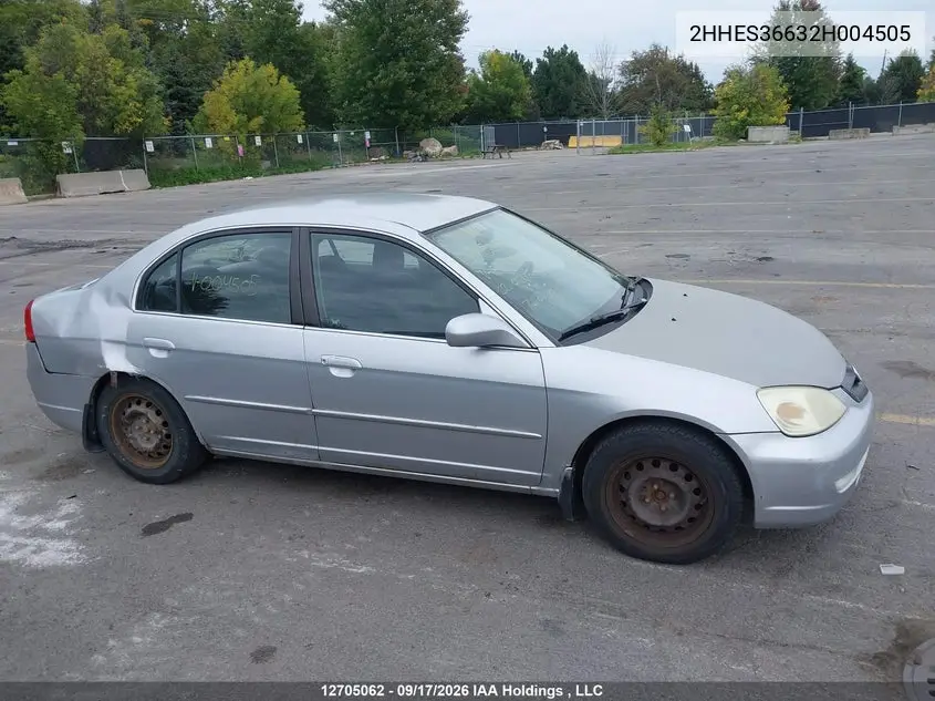 2002 ACURA EL VIN 2HHES36632H004505 — фото 12