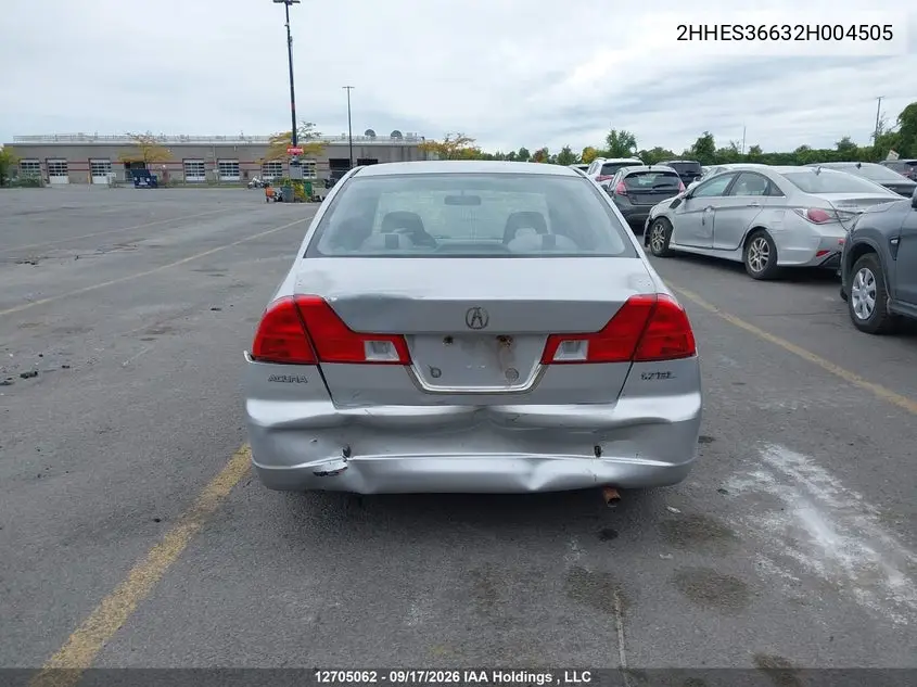 2002 ACURA EL VIN 2HHES36632H004505 — фото 15