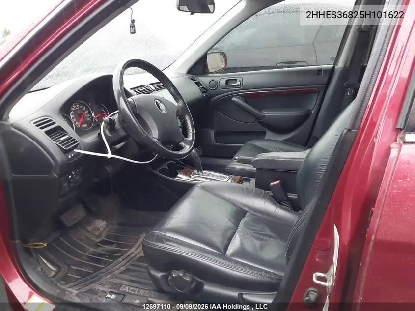 2005 ACURA EL VIN 2HHES36825H101622 — фото 5