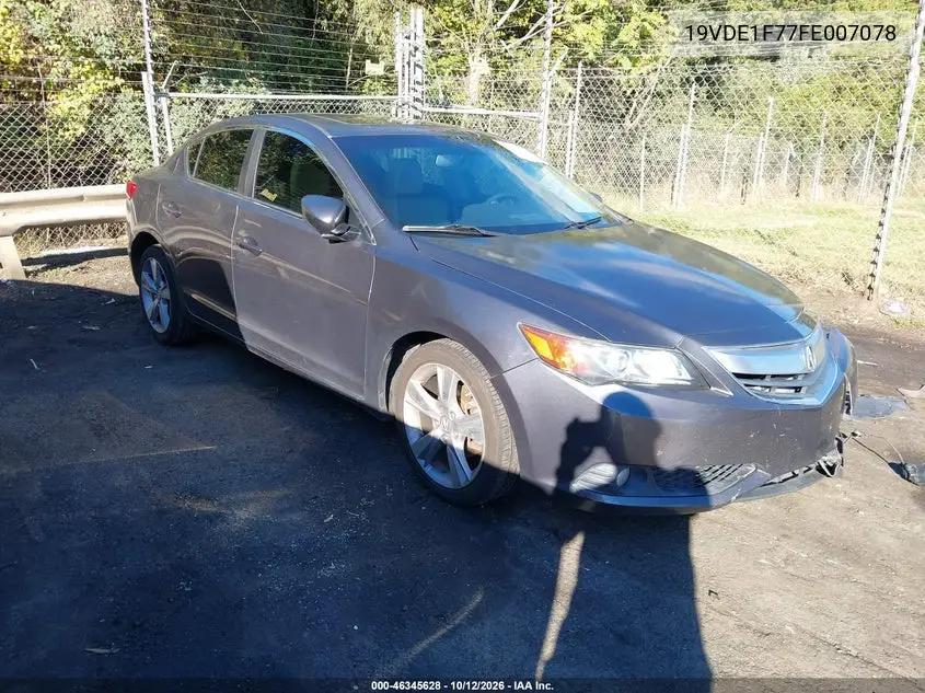ACURA ILX 2015, VIN 19VDE1F77FE007078