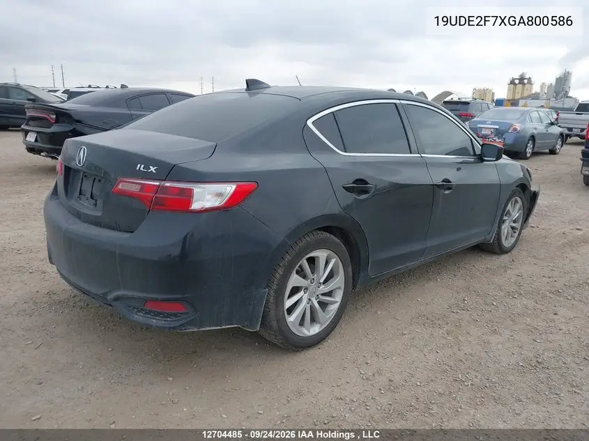 2016 ACURA ILX VIN 19UDE2F7XGA800586 — фото 4