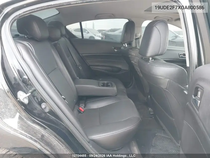 2016 ACURA ILX VIN 19UDE2F7XGA800586 — фото 8