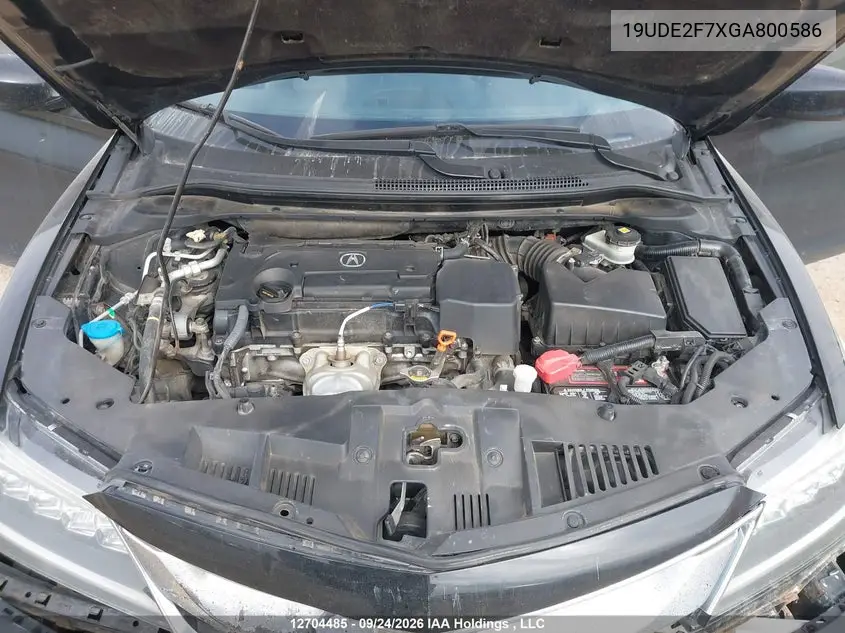 2016 ACURA ILX VIN 19UDE2F7XGA800586 — фото 9