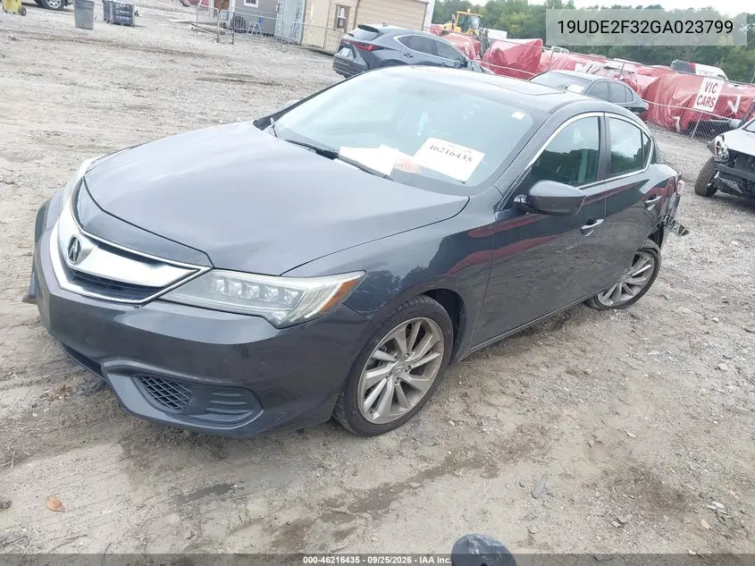 2016 ACURA ILX VIN 19UDE2F32GA023799 — фото 2