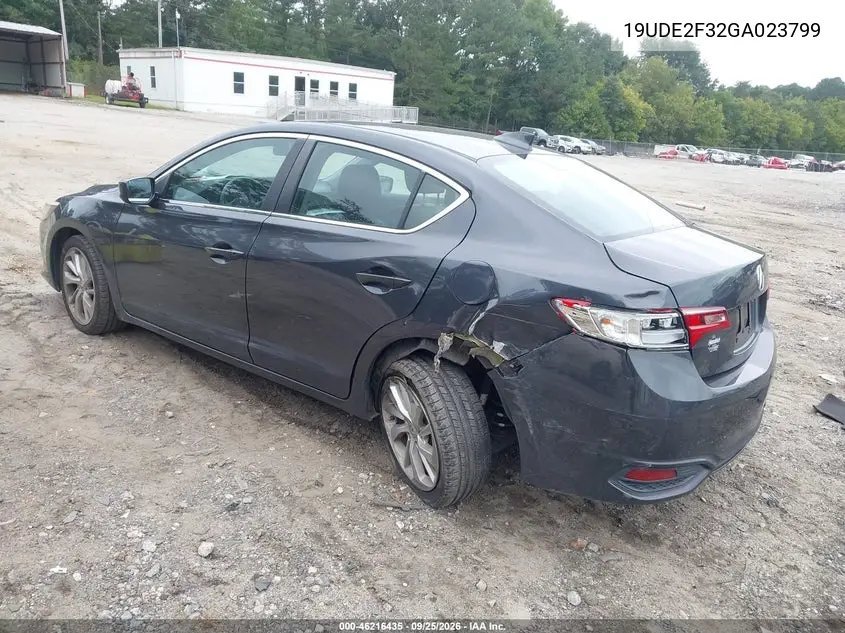 2016 ACURA ILX VIN 19UDE2F32GA023799 — фото 3