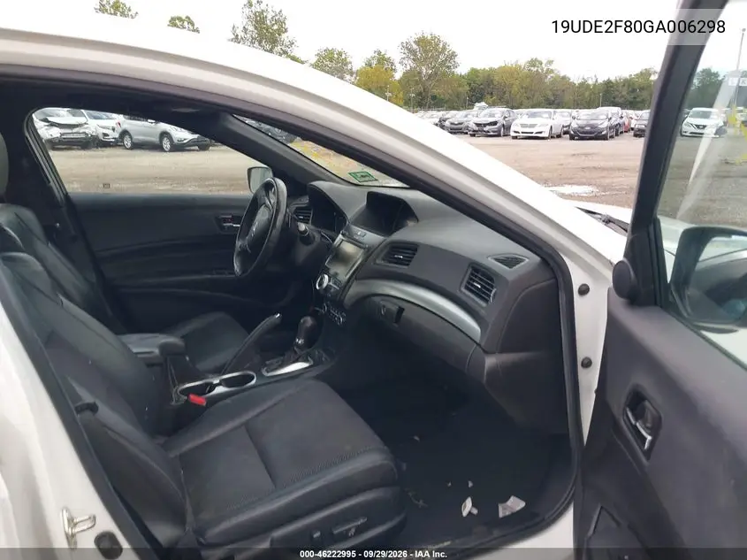 2016 ACURA ILX VIN 19UDE2F80GA006298 — фото 5