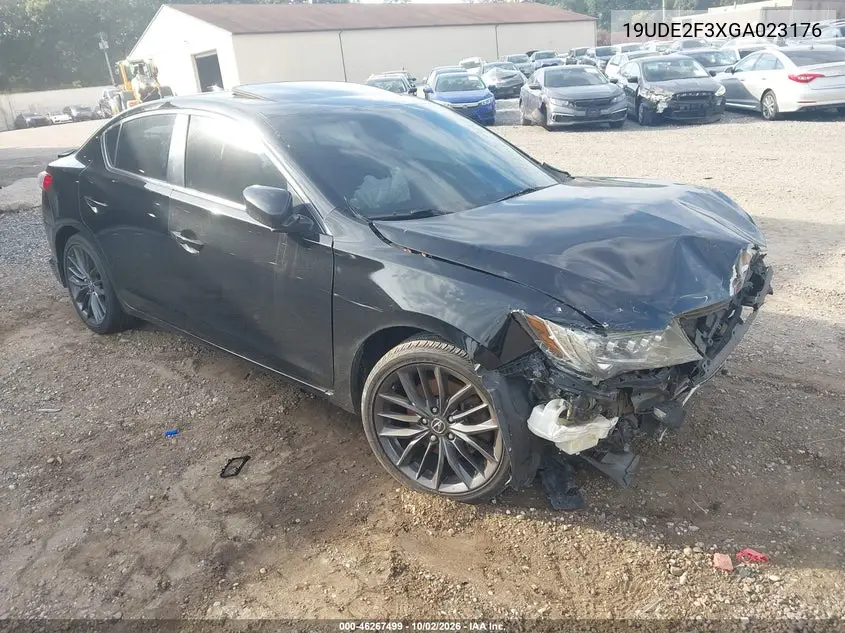 ACURA ILX 2016, VIN 19UDE2F3XGA023176