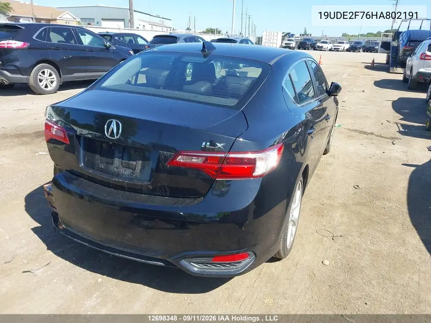 2017 ACURA ILX VIN 19UDE2F76HA802191 — фото 4
