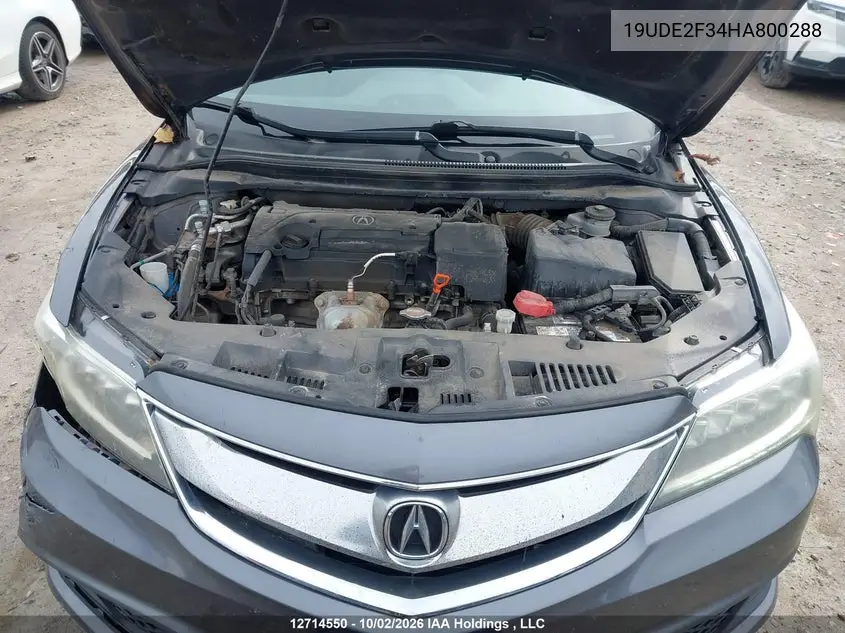 2017 ACURA ILX VIN 19UDE2F34HA800288 — фото 10