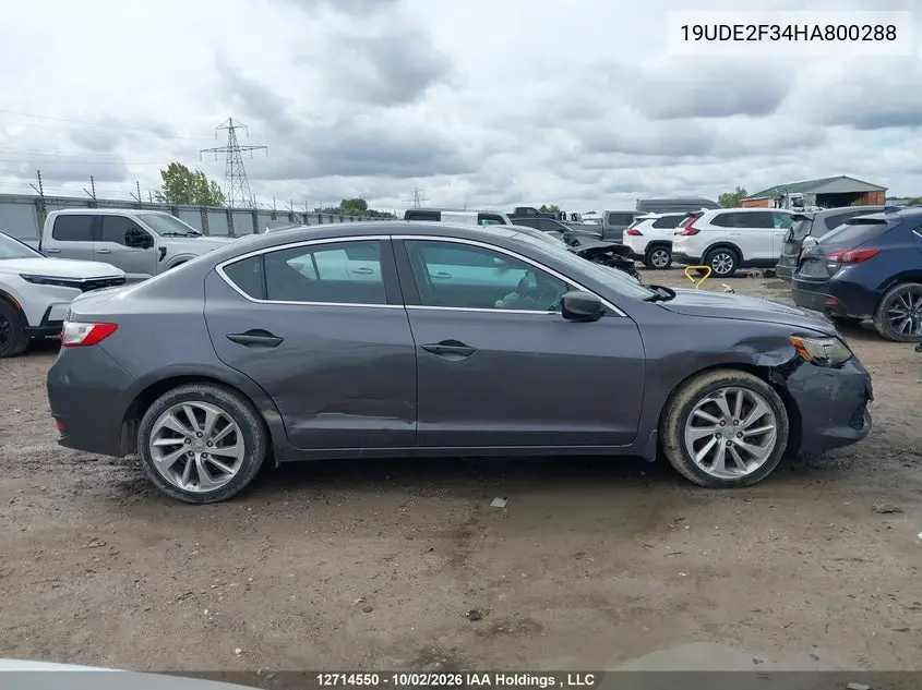 2017 ACURA ILX VIN 19UDE2F34HA800288 — фото 13
