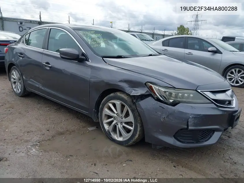 2017 ACURA ILX VIN 19UDE2F34HA800288 — фото 6