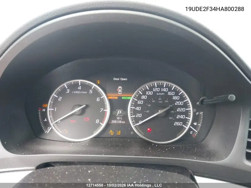 2017 ACURA ILX VIN 19UDE2F34HA800288 — фото 7