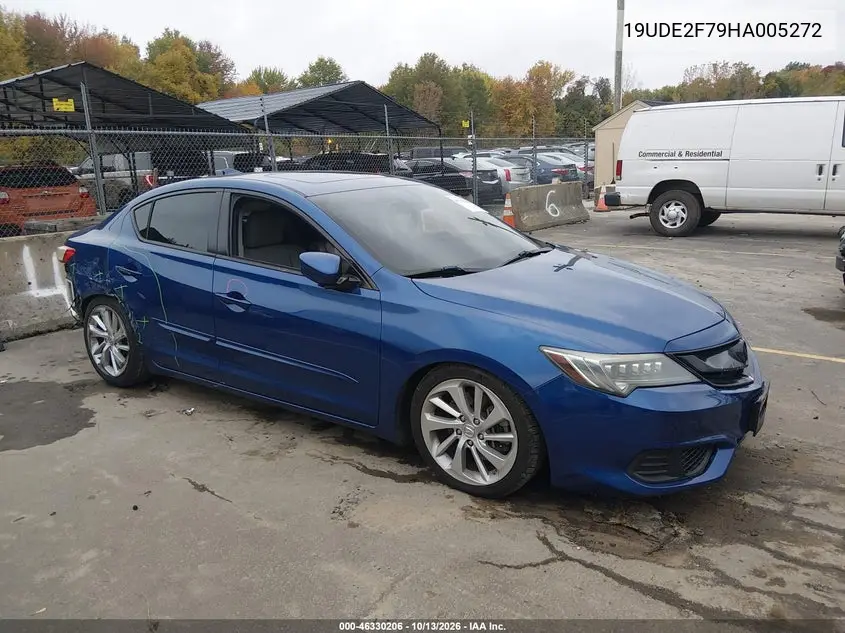 ACURA ILX 2017, VIN 19UDE2F73HA016347