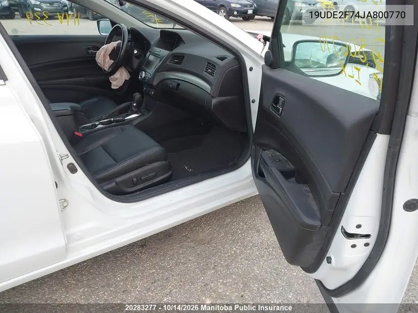 2018 ACURA ILX VIN 19UDE2F74JA800770 — фото 5