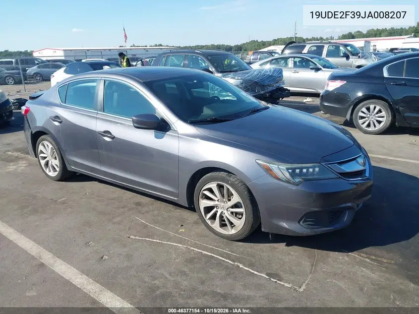 ACURA ILX 2018, VIN 19UDE2F39JA008207