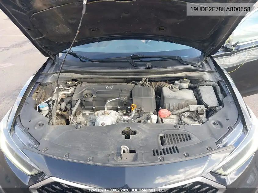 2019 ACURA ILX VIN 19UDE2F78KA800658 — фото 10