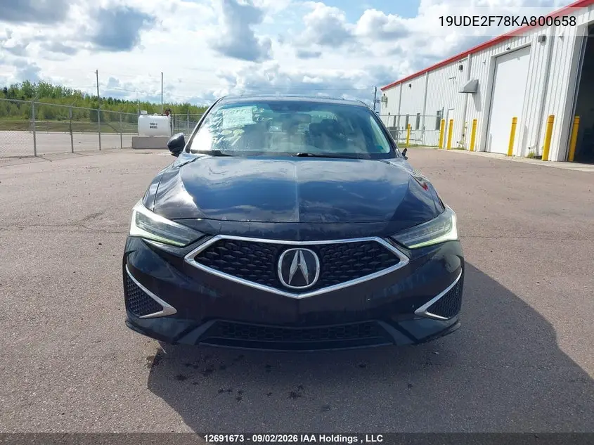 2019 ACURA ILX VIN 19UDE2F78KA800658 — фото 12