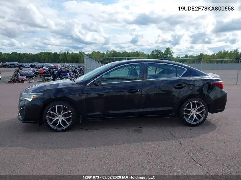 2019 ACURA ILX VIN 19UDE2F78KA800658 — фото 14