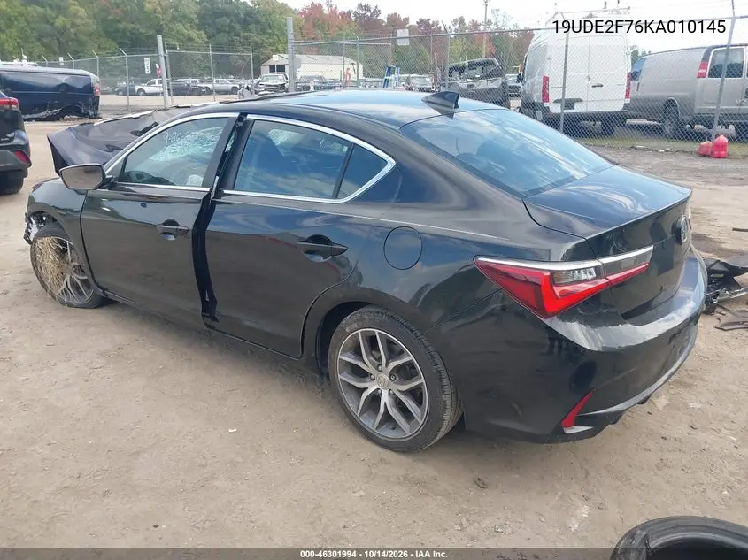 2019 ACURA ILX VIN 19UDE2F76KA010145 — фото 3