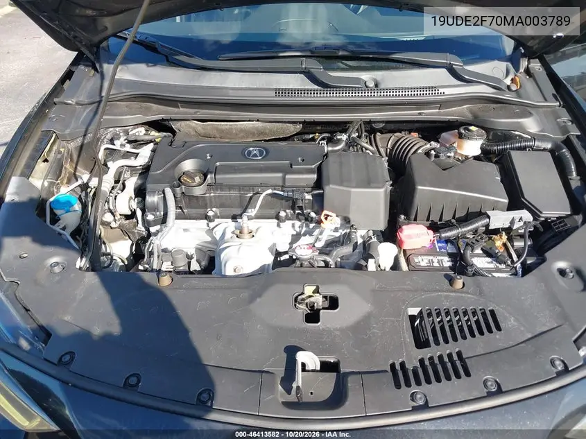 2021 ACURA ILX VIN 19UDE2F70MA003789 — фото 10