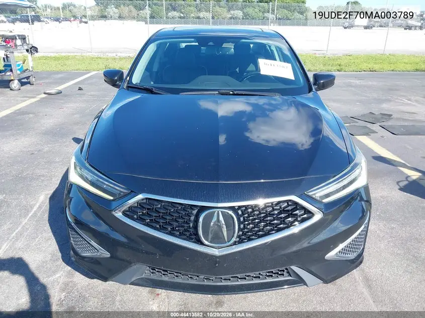 2021 ACURA ILX VIN 19UDE2F70MA003789 — фото 12