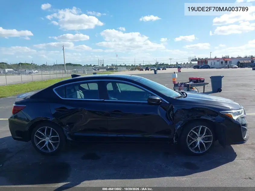 2021 ACURA ILX VIN 19UDE2F70MA003789 — фото 13