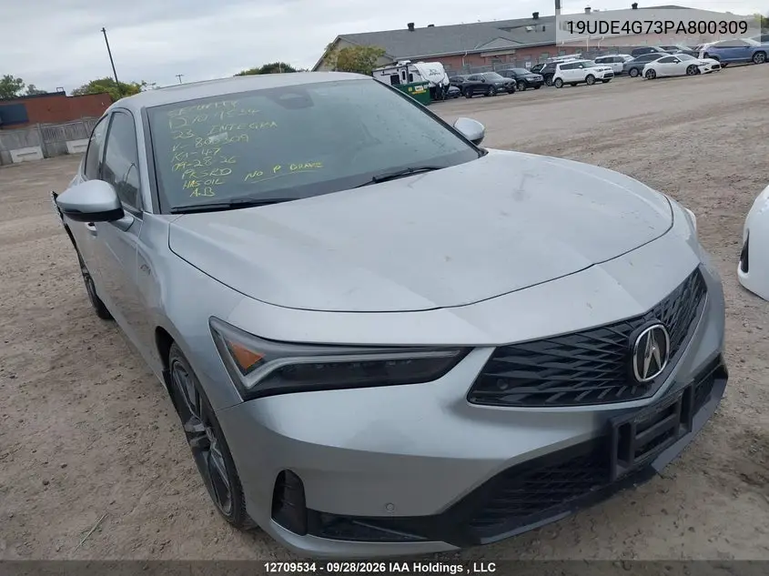 ACURA INTEGRA 2023, VIN 19UDE4G73PA800309