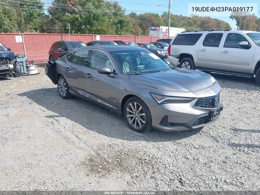 ACURA INTEGRA 2023, VIN 19UDE4H23PA019177