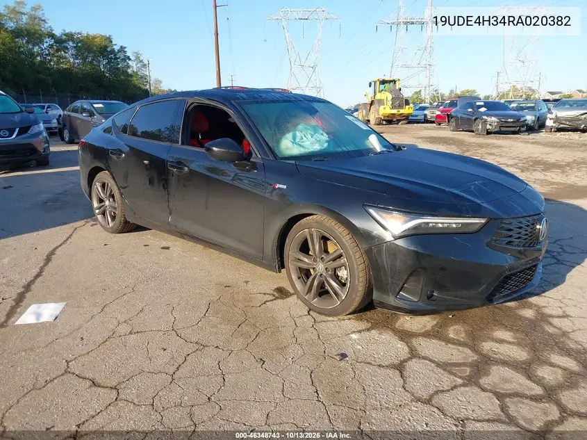 ACURA INTEGRA 2024, VIN 19UDE4H34RA020382