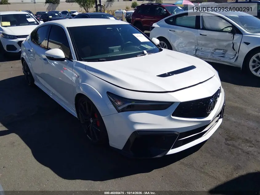 ACURA INTEGRA 2025, VIN 19UDE5G99SA000291