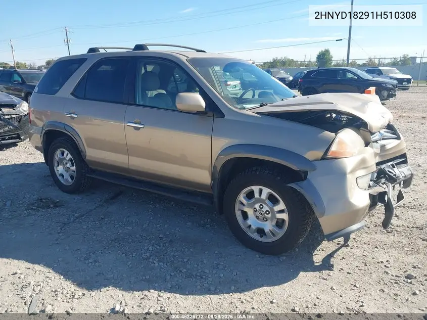 ACURA MDX 2001, VIN 2HNYD18291H510308