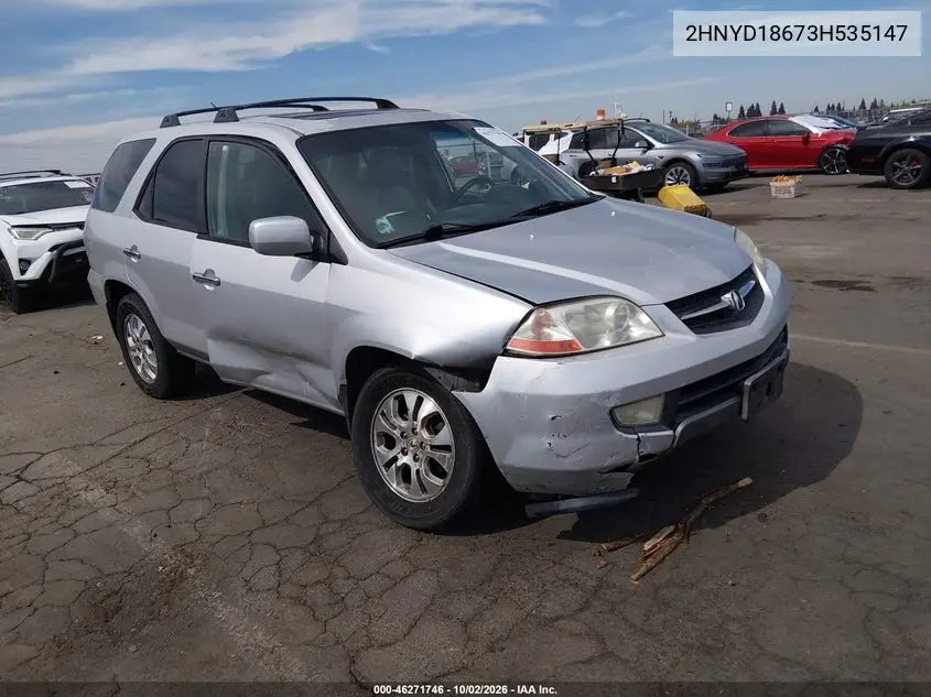 ACURA MDX 2003, VIN 2HNYD18673H535147