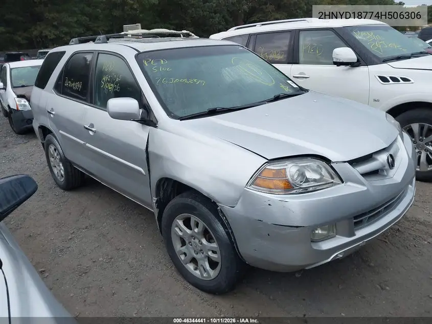 ACURA MDX 2004, VIN 2HNYD18774H506306