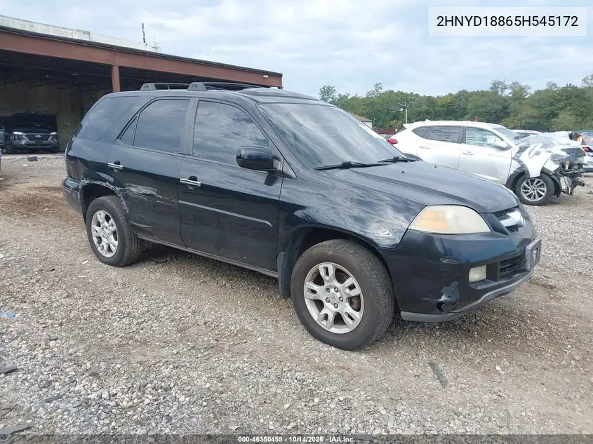 ACURA MDX 2005, VIN 2HNYD18865H545172