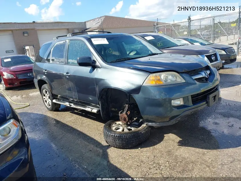 ACURA MDX 2006, VIN 2HNYD18936H521213