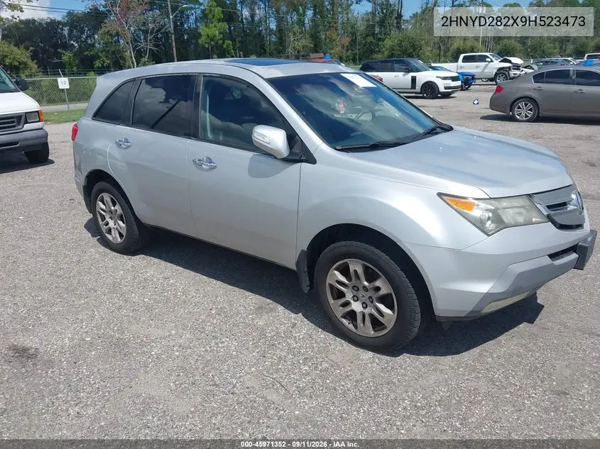 ACURA MDX 2009, VIN 2HNYD282X9H523473