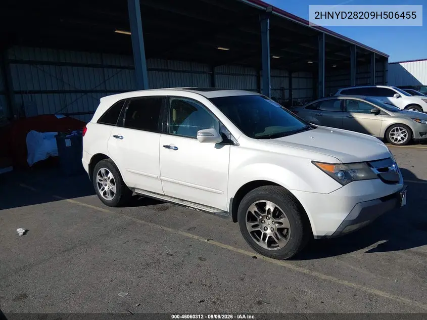 ACURA MDX 2009, VIN 2HNYD28209H506455