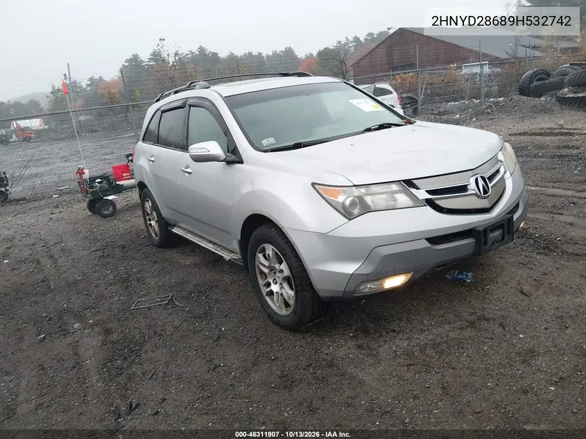 ACURA MDX 2009, VIN 2HNYD28689H532742